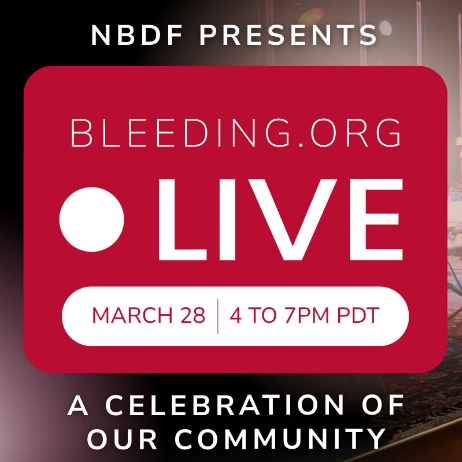 March 28th-- a Virtual evening with BDAI and NBDF - logo